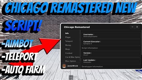 Mar 1st, 2022. . Chicago remastered script 2022 pastebin